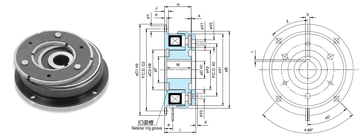 電磁離合器主要的參數(shù)